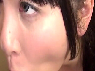 Nippon Pussies Scene - 1 Beautiful Japanese Woman in Lingerie Enjoys Blowjob and Facial