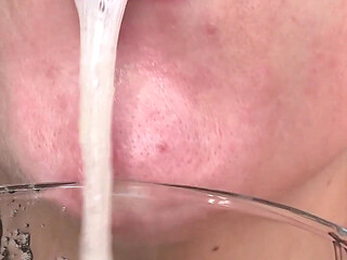 Uvula Spit Close-up POV