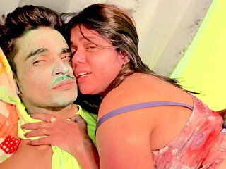 Holi SPL full episode one Srimoye nd Rahul mms bts part 1