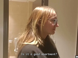 A pretty Spanish Girl Masturbates And Gets Pounded by Her New Roommate !!!