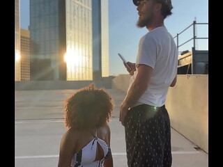 Downtown Dallas golden shower of@dirtymoufpiece