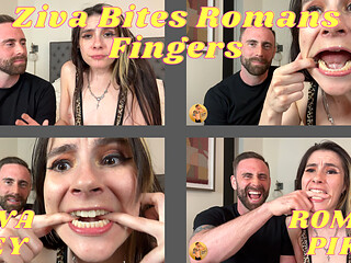 Ziva Bites Romans Fingers 4K