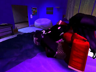 Slutty fan takes mt fat white futa cock (ROBLOX)