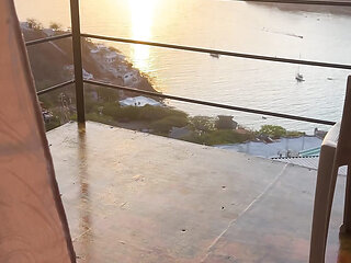 Dick Out at Sunset