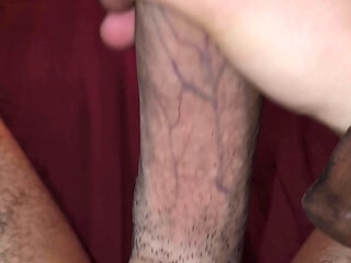 Masturbating big cock with big cum load in 4k