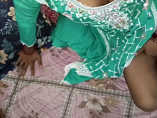 Real Desi Girl Green Salwar Hard Fuck with Creampie - Homemade
