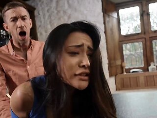 Stepbrother Bangs The Bride-To-Be - Rae Lil Black /