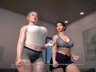 Friendly Housewife by White Foam - Busty, Horny Neighbours Dancing Together 7