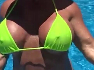 Love the Feel of the Cool Water on My Tits, Can You Tell?