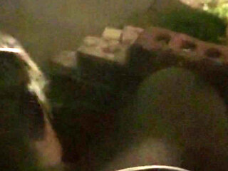 Chilling Outside In My Underwear On The Porch At Night While I Goon And Bust My Creamy Load