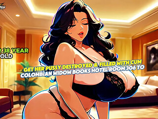 HOT COLOMBIAN WIDOWS FUCKED SENSELESS IN HOTEL - Squirting, DP & Creampies AI HENTAI