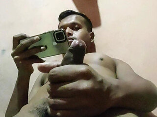 Men horny with cum lick