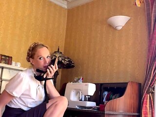 Lovely Blonde With Tight Pussy Masturbate Solo