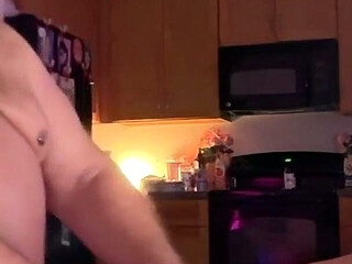 Big Bear Fucks Piggy Rose BBW Tight Ass (side View)