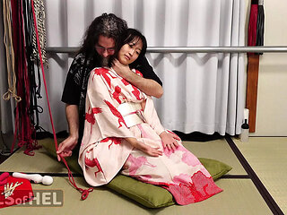 I practice rope bondage - kinky play with my stepdaughter