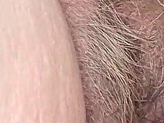 Cum Play with Aunts Hairy Pussy