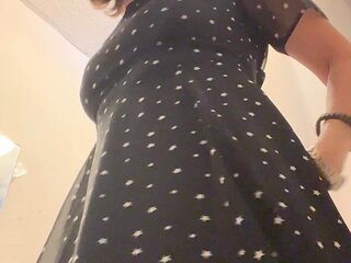 Getting Stark Bollock Naked in a Public Place to Try on New Clothes. Part 1 of 2.
