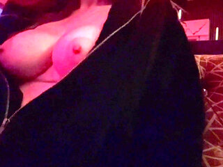 Italian Big Tits Milf Artemisia Love Public Tits Flashing in the club