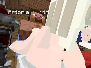 The Jenny Mod Minecraft Fapcraft - It's Fate That I Fuck Artoria Pendragon in the Ass and Mouth