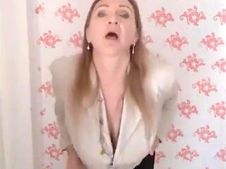 Dancing in the business outfit