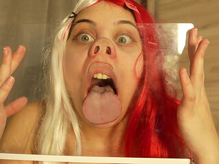 Pig Nose Challenge - Glass POV Fun