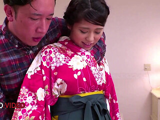 Ema Kato's Kimono Seduction Leads to Intense Hardcore Sex Adventure