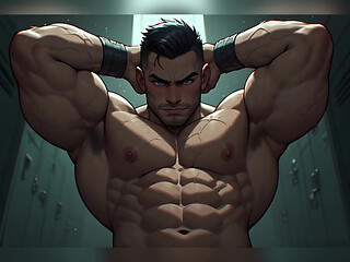 Gritty Wild Nude Men Art