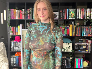 Transparent Black and White Dress Try on Haul