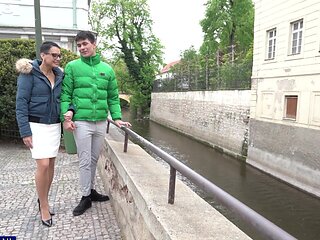 Nathalia and Bruno Baxter in hot nylon sex