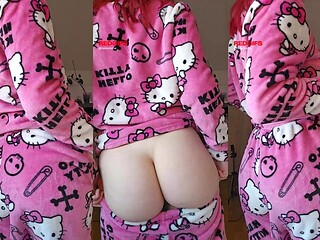 Peeling off my pjs