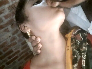 Hot Indian bhabhi gives her boyfriend a sultry doggy style sex in their