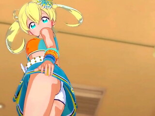 In the dressing room with Emo Moegi - Kiratto Pri Chan