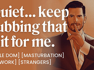 ASMR Audio Porn: Horny Secretary Caught Fingering Her Pussy by Dom Boss - Masturbation & Sex at Work - Erotic Audio Roleplay for