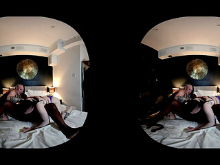 LIVIE BLAINN GIVES CUCKOLD TRAINING TO RUBY LIX