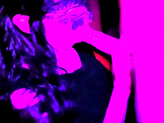 First Time Masked Goth Petite Gives Sloppy Blowjob with Red Lips - Amateur