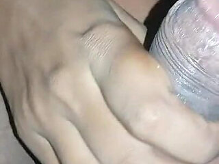 Father in Law's Gigantic Dick Hangs Out Under His Sarom for Step Daughter