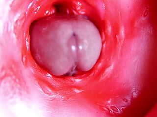 A big red cock inside a juicy hole can give sperm at any moment!
