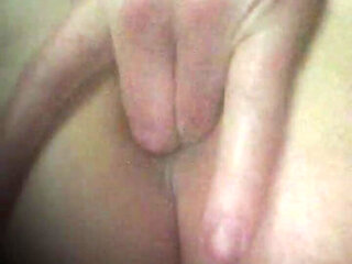 Fucking my tight hole with a cucumber