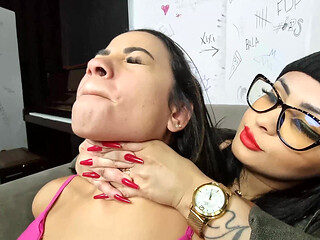 Hands Piano Lesson - Hand Domination Lezdom Top Babes