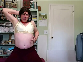 Super Super Tight Pants And Bra