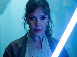 Granny Slave Princess Leia'_s Jedi Masturbation Mind Trick
