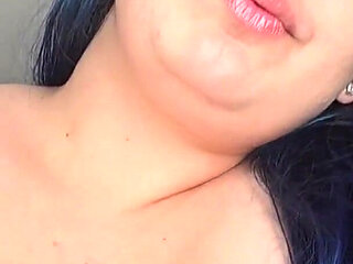Pegged and Praised While Worshipping Your Girlfriend Breasts