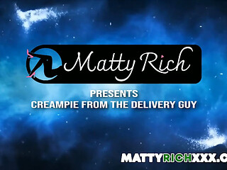 Creampie From the Delivery Guy