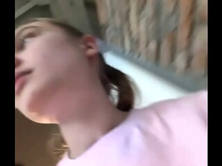 Public natural tits play and Nipple clamps
