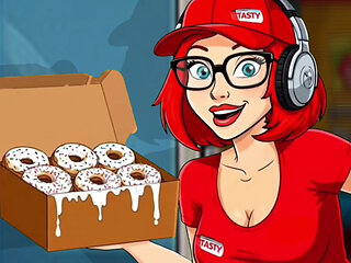 Cream Donuts with a Surprise. Hentai Cartoon