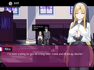 Hentai Game &ndash_ Church Hentai Sex Scenes (Rika The Lewd Nun Heroine) - The Censor