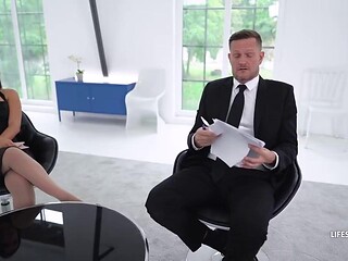 Big Cock Anal in Office POV