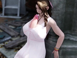Aerith Growing 4 (futa Shemale)
