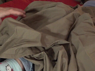 Lauras Sneaky Handjob Under the Blanket - (dreamgirls in Socks)