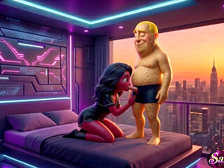 Romantic Couple in the Bedroom  A-I Hentai ASMR